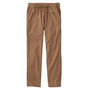 L.L. BEAN KHAKI Men's Comfort Stretch Dock Pants, Standard Fit Straight Leg SZ M
